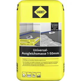 Sakret Universal-Ausgleichsmasse 1-50 mm 25 kg