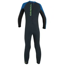 O'Neill Baby Toddler Reactor II 2mm Back Zip Full Wetsuit Neoprenanzug, Slate/Light Aqua/Ocean, 3