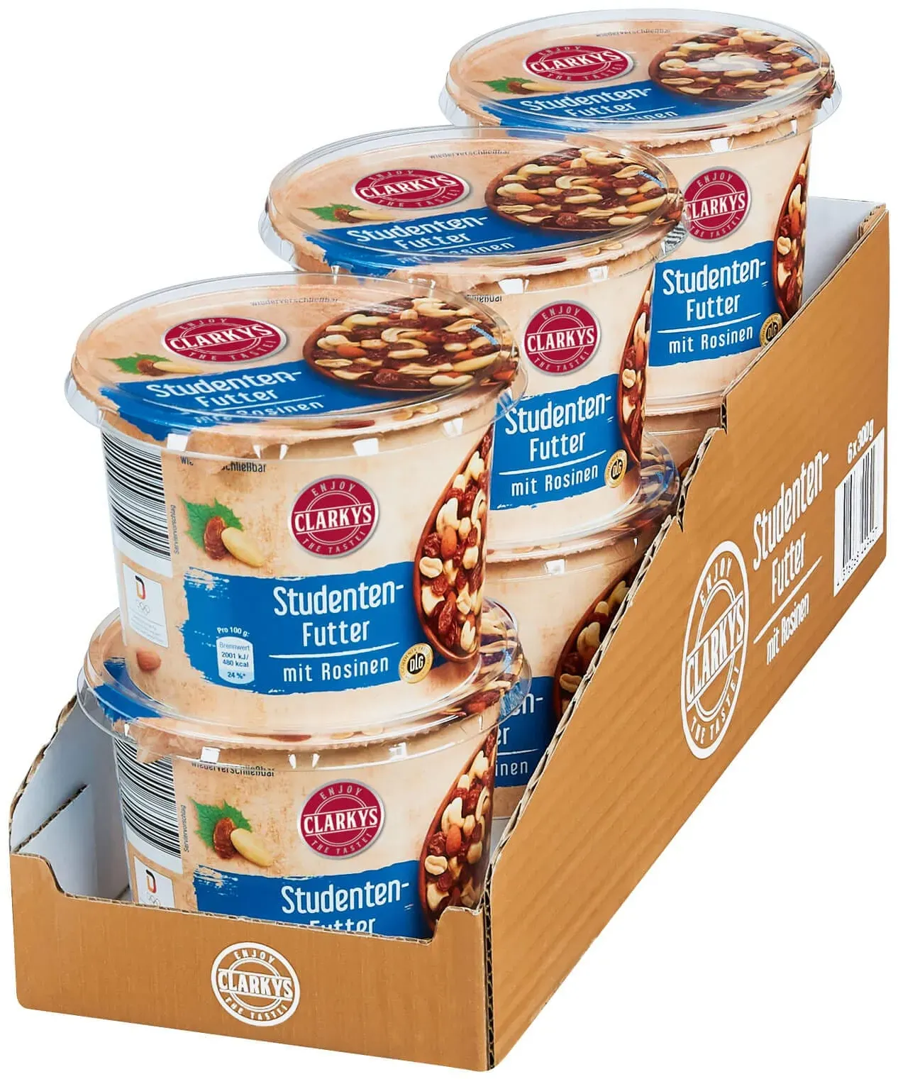 Clarkys Studentenfutter 300 g, 6er Pack