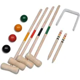 vidaXL Krocket-Set Holz 4 Spieler