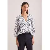 Seidensticker Bluse navy / weiß XL