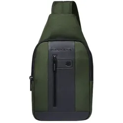 Piquadro Brief Umhängetasche 37 cm  grün