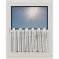 INDEKO Scheibenstange Screw, Ø 9 mm, 1-läufig, Fixmaß, ohne Bohren, geklemmt, Eisen, stufenlos verstellbare Klemmstange silberfarben Ø 9 mm x 40 cm - 60 cm