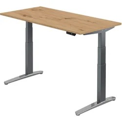 bümö elektrisch höhenverstellbarer Schreibtisch 160x80 cm mit Memory-Steuerung - Design Schreibtisch höhenverstellbar elektrisch, elektrischer