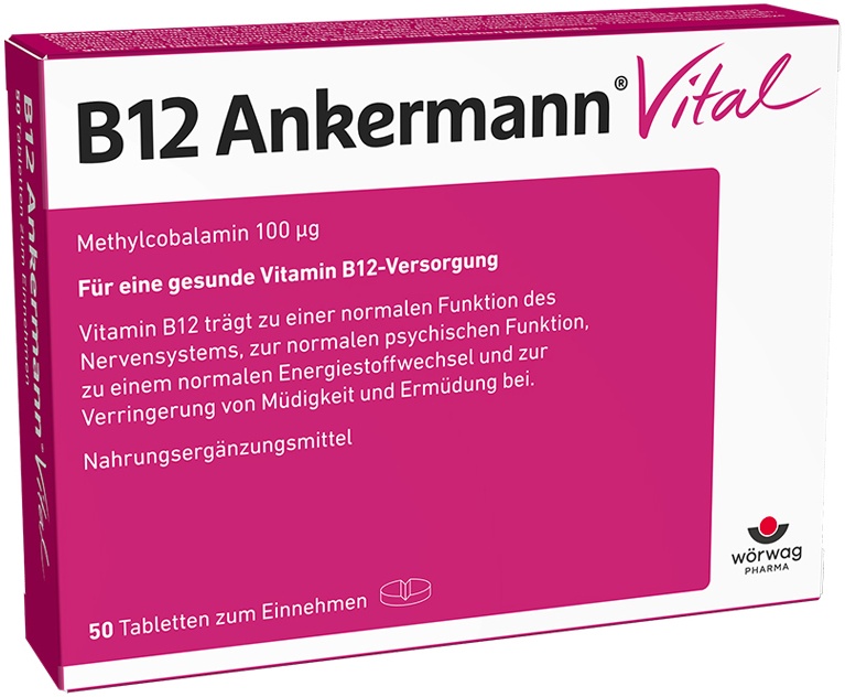 B12 ANKERMANN Vital Tabletten 50 Stück