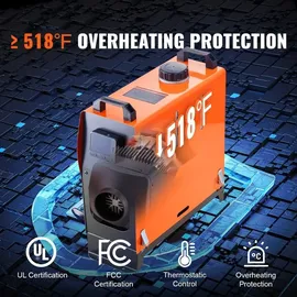 Vevor Diesel-Luftheizung 12 V 5 kW tragbar ZCJRQLS12V5KW4YOPV9