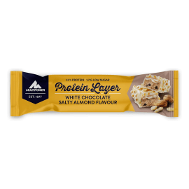 Multipower Protein Layer White Chocolate Salty Almond Riegel 18 x 50 g