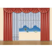 WECKBRODT Mittelbogen WECKBRODT "Nicoletta", terra, B:100cm H:40cm, Polyester, Gardinen, Querbehang, Gardine, Store, blickdicht