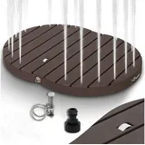 CCLIFE Gartendusche Braun