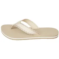 Tommy Hilfiger Damen Flip Flops Tommy Webbing Sandal Badeschuhe, Beige (Sandalwood), 37 EU - 37 EU