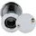 Olympia S 10 - 2,6 cm - Messing - Chrom - 180° - 3,5 cm - 6 cm - Silber