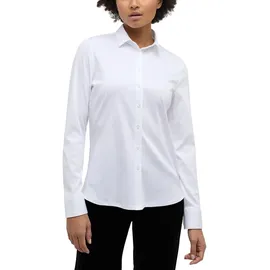 Eterna Fitted Bluse Langarm Weiß 38