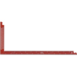 Sola Zimmermannswinkel ZWCA mit Anreißlöcher Schienenlänge 600 mm, rot, 56132001