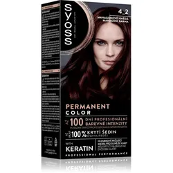 Syoss Permanent Color Permanent-Haarfarbe Farbton 4_2 Mahogany Red 1 St.