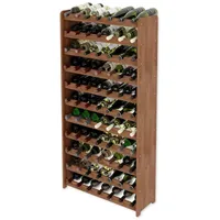 LENMAR Weinregal 77 Flaschen 77 x 30 x 100 cm Braun