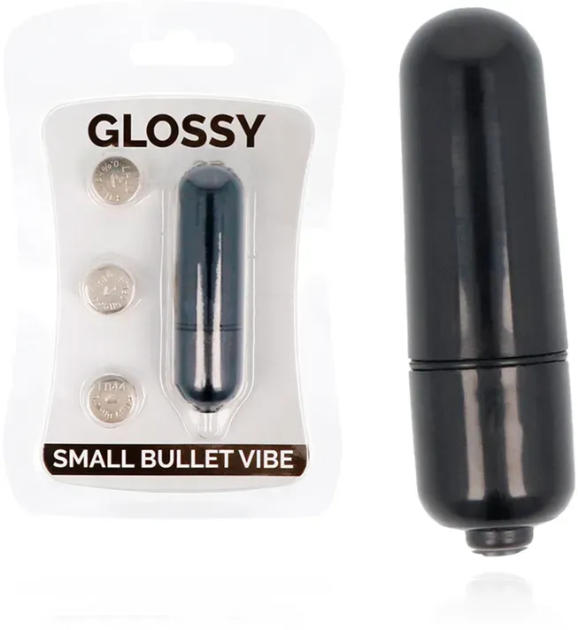 GLOSSY - KLEINE BULLET VIBE SCHWARZ