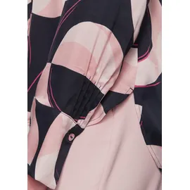 s.Oliver Satinierte Longbluse mit Falten-Details Blau 46