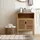 ad.con Badezimmerschrank Bambus mit 3 Ablagen 81 x 65 x 31 cm Natural