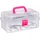 Relaxdays Aufbewahrungsbox 33 x 39 x 17 cm 9-tlg. pink