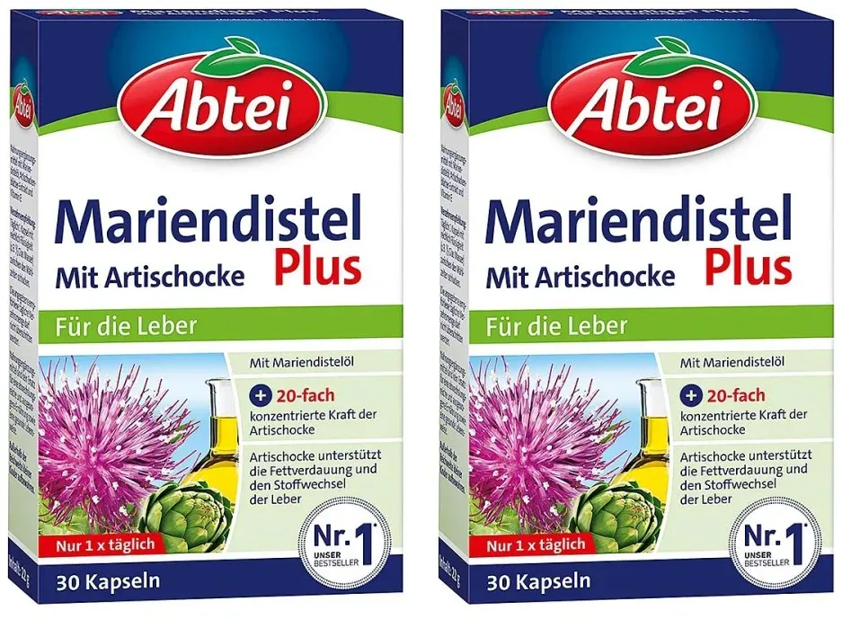 Abtei Mariendistel Plus Kapsel (n) mit artischocke Tf