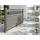 prestige home living outdoor WPC-Sichtschutzzaun 190 x 130 cm Dunkelgrau/Aluminium