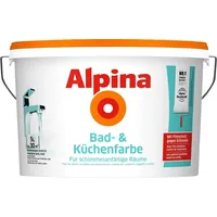 Bad- und Küchenfarbe weiß matt ALPINA 5 Liter