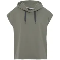 ELBSAND Catia Hoodie mit Logodruck hinten Khaki L