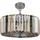Searchlight Hängeleuchte Chapeau 3-flg. Ø 35 cm Glamourös/Chrom/Klar/Rauchfarben/Bernsteinfarben/Weiß