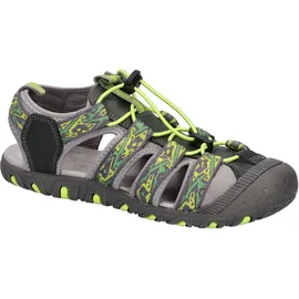 CMP Kids SAHIPH Hiking Sportliche Sandale, Grau-Limettengrün (Graffite-Lime Green), 40 EU