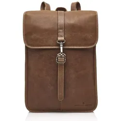 Castelijn & Beerens Carisma Rucksack RFID Leder 41 cm Laptopfach cognac