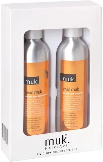 muk Haircare Haarpflege und -styling Vivid muk Geschenkset Vivid Muk Colour Lock Conditioner 300 ml + Vivid Muk Colour Lock Shampoo 300 ml
