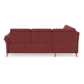 sit&more Ecksofa SIT & MORE "Göteborg", lila (chianti), B:250cm H:90cm T:226cm, Sofas, Ecksofa, inkl. Sitztiefenverstellung, wahlweise mit Bettfunktion & Bettkasten