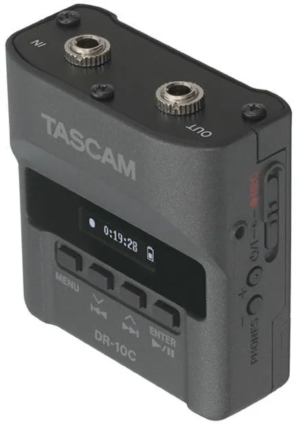 Tascam DR-10CS Micro-Linear-PCM-Recorder für Lavalier-Mikrofone