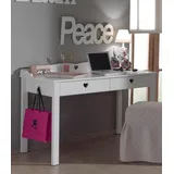 Vipack Kinderschreibtisch Amori Weiß