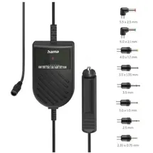 Hama Netzteil für Kfz, einstellbar, 3000mA, 36W, max. 12V, stabilis., 8 Adapter