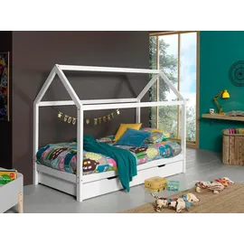 Vipack Hausbett Dallas II weiß
