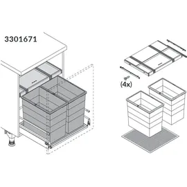 HAILO Allegro System 60 l Grau
