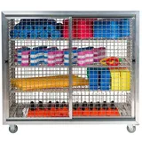 Sport-Thieme Gitterregalwagen ""Schwimmbad"", 125x62x125 cm, Mit Rädern