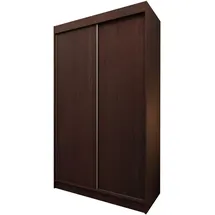 masseno Schwebetürenschrank SOFIA 120 x 216 x 61 cm Wenge/Rot