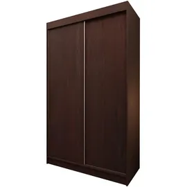 masseno Schwebetürenschrank SOFIA 120 x 216 x 61 cm Wenge/Rot
