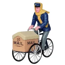 Lemax Mail Delivery Cycle Weihnachtsdorf