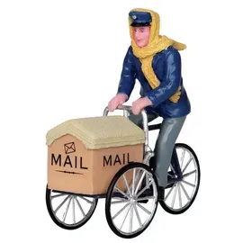 Lemax Mail Delivery Cycle Weihnachtsdorf