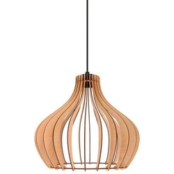 Envostar - Faje Pendelleuchte Black/Wood - cm