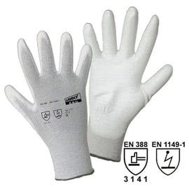 leipold doehle ESD Nylon/Carbon-PU 1171 Nylon Arbeitshandschuh Größe (Handschuhe): 11, XXL EN 388,