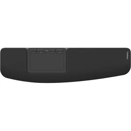 CONTOUR Touch: Kabelloses ergonomisches Bluetooth-Touchpad für Windows 10/11, Multi-Touch, präzises Glas-Trackpad, Click-Anywhere, 4 programmierbare Tasten, große Handgelenkauflage.