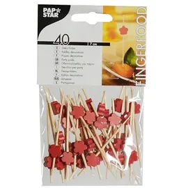 Papstar Fingerfood Picker 7 cm 40 St. verschiedene Designs