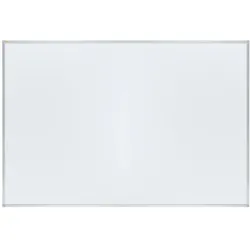 FRANKEN Whiteboard 180 x 120 cm, Schreibtafel X-tra!Line, lackiert, magnetisch, beschreibbar, trocken abwischbar, mit Aluminiumrahmen, Magnettafel