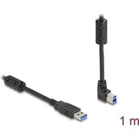 DeLock USB 5 Gbps Kabel A Stecker auf B Stecker 90° oben 1 m