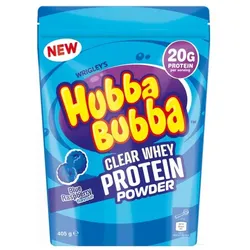 Wrigleys - Hubba Bubba Clear Whey Protein - 405g Beutel Geschmacksrichtung Cola