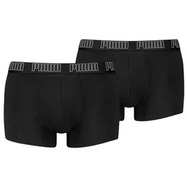 Puma Herren Unterhose EVERYDAY TRUNK 2P BLACK / BLACK, S